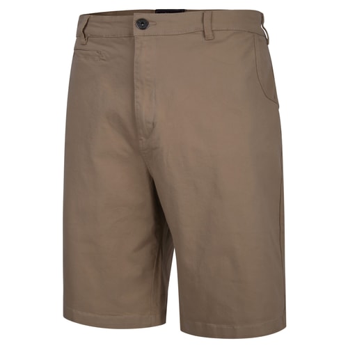 KAM Stretch-Chino-Shorts Sand